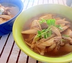 3種のきのこと豆腐の和風スープ